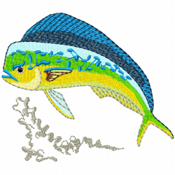 Fishes Embroidery Design 10 Fishes Embroidery Design 10